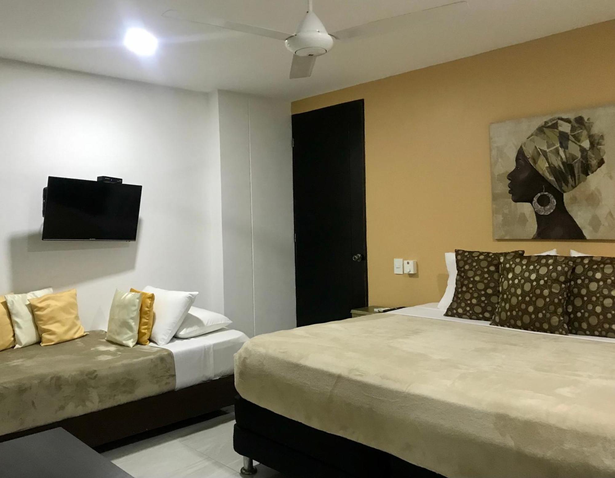 Makena La Boquilla Beach Hostel Cartagena Kamer foto